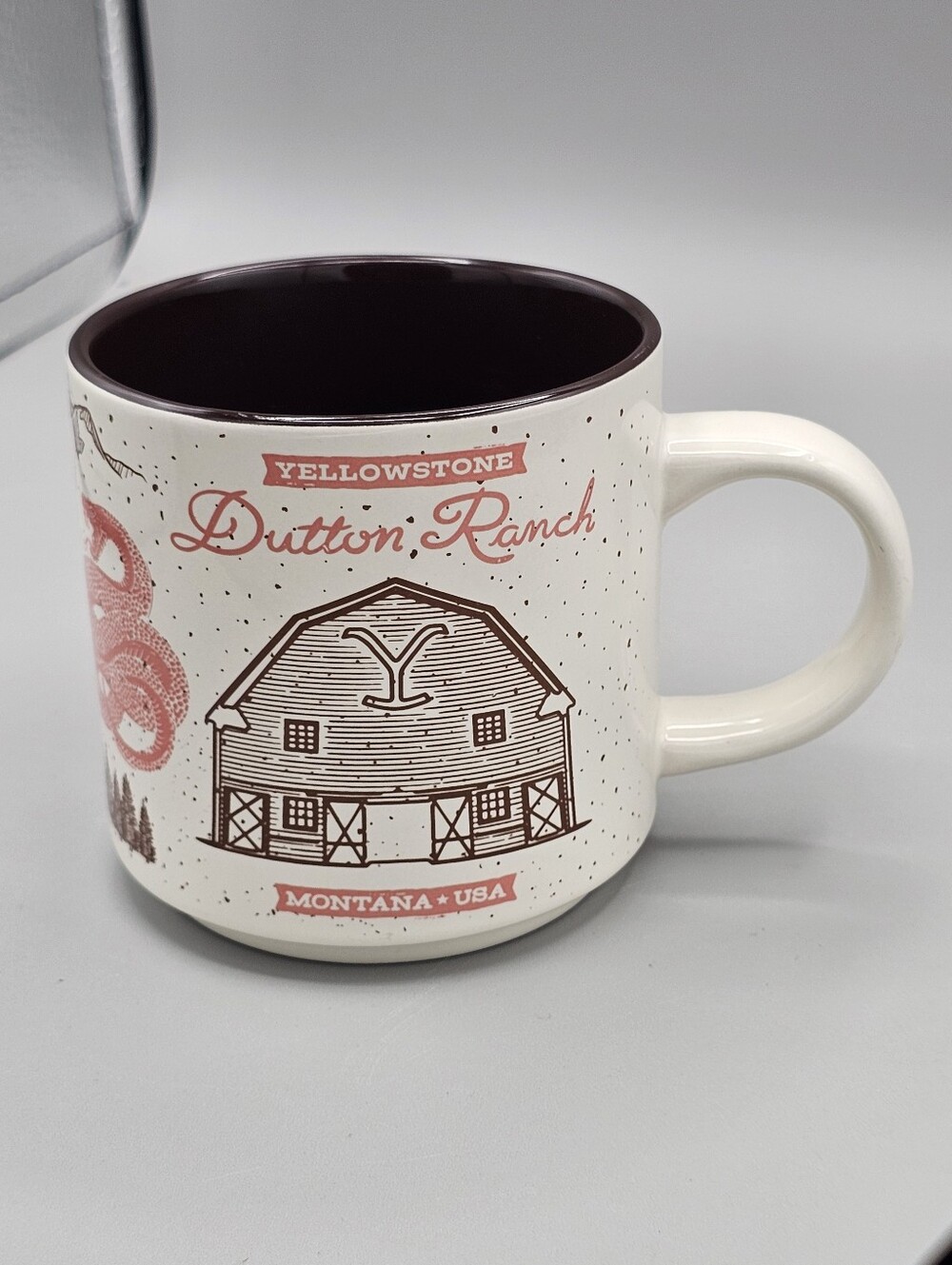 Yellowstone Dutton Ranch Mug Cup Pink Girly Chic Beth Rip Love Western‎ Cowboy